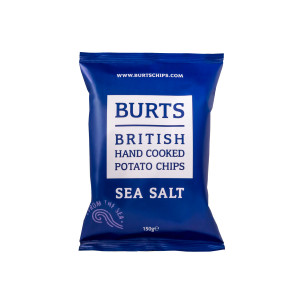Burts Hand Cooked Crisps (Sea Salt) 150g Bag